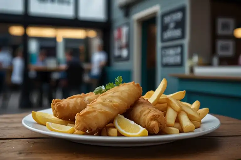 Classic Traditional Fish and Chips