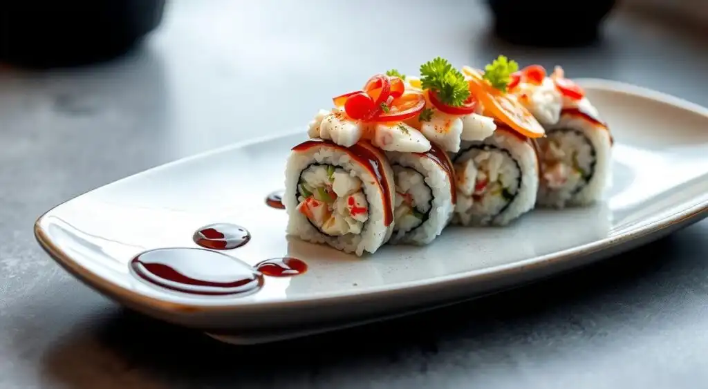 Crab Salad Sushi Rolls