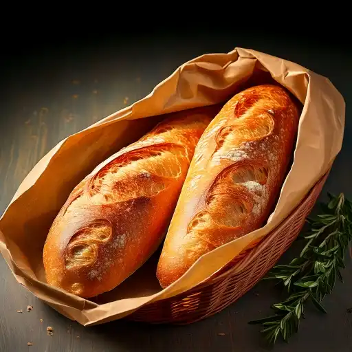 Authentic Italian Baguette – Freshly Baked