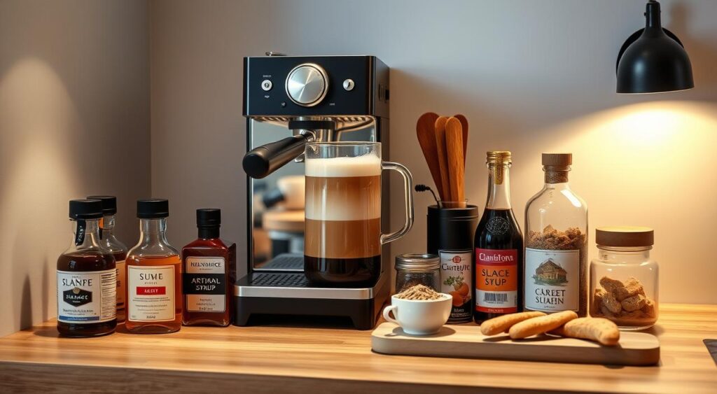 Cold Cappuccino in a Glass