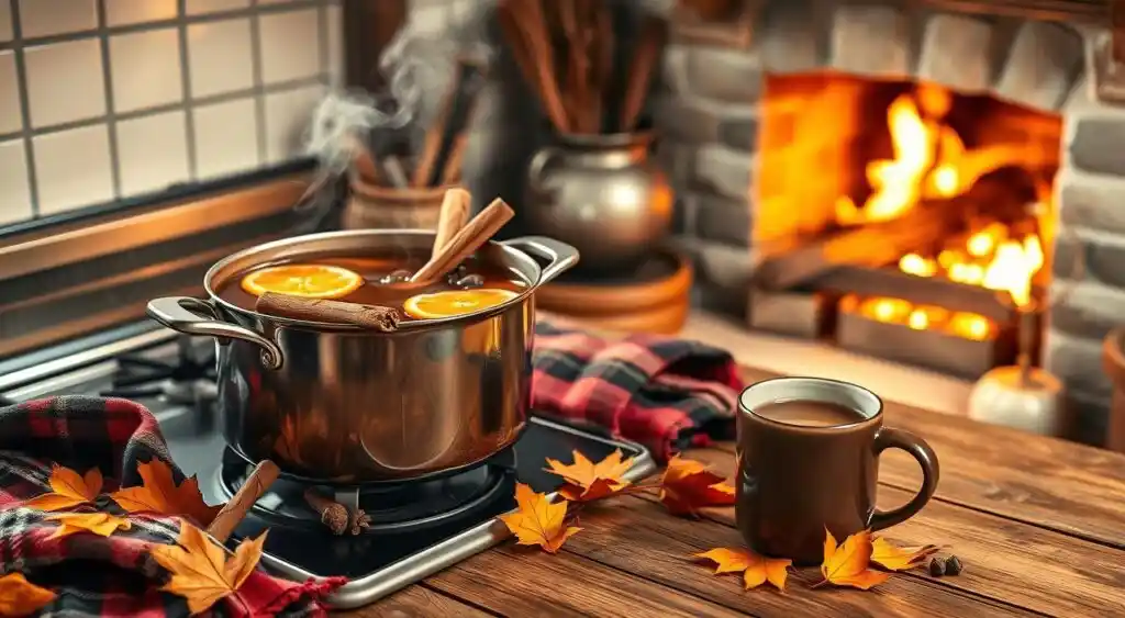 mulled apple cider recipe Warm Mulled Apple Cider in a Festive Mug