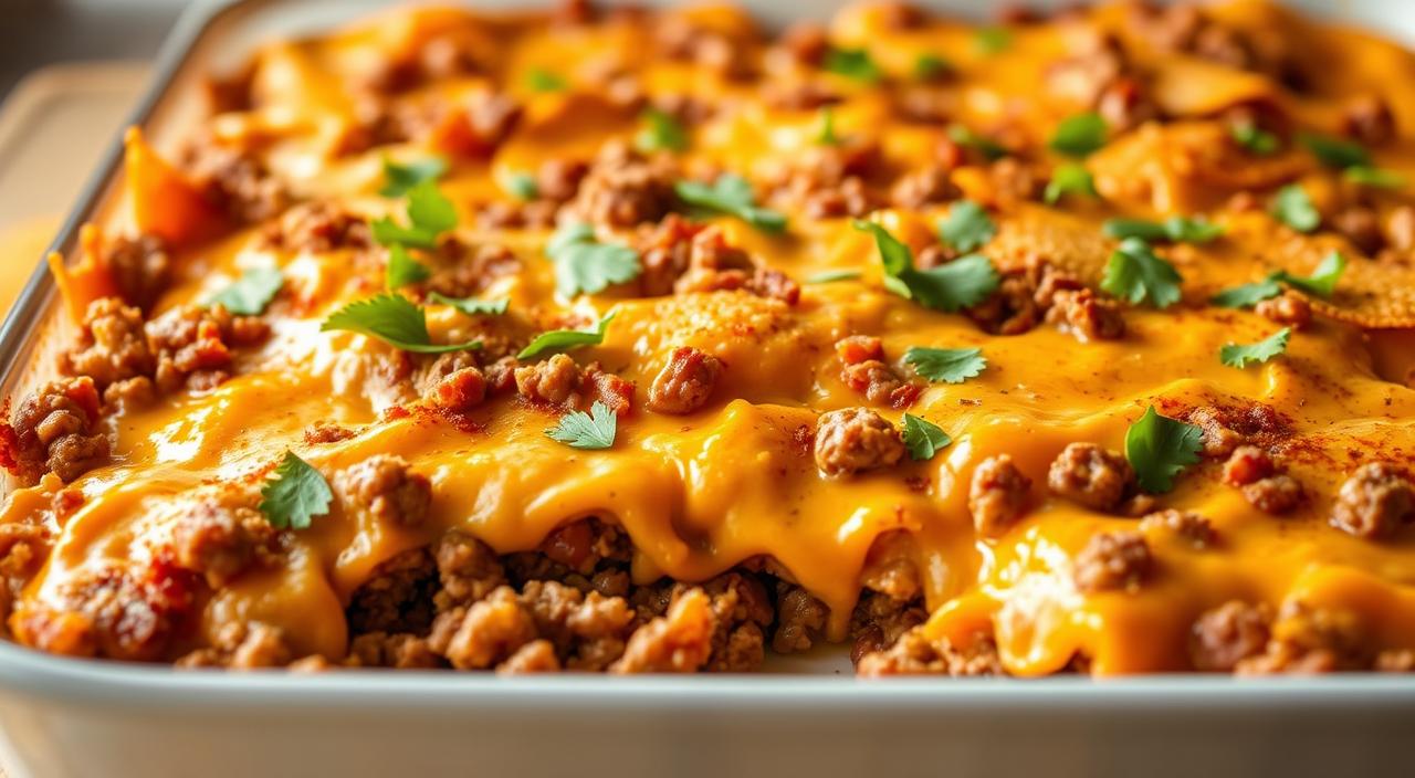 taco bake with doritos