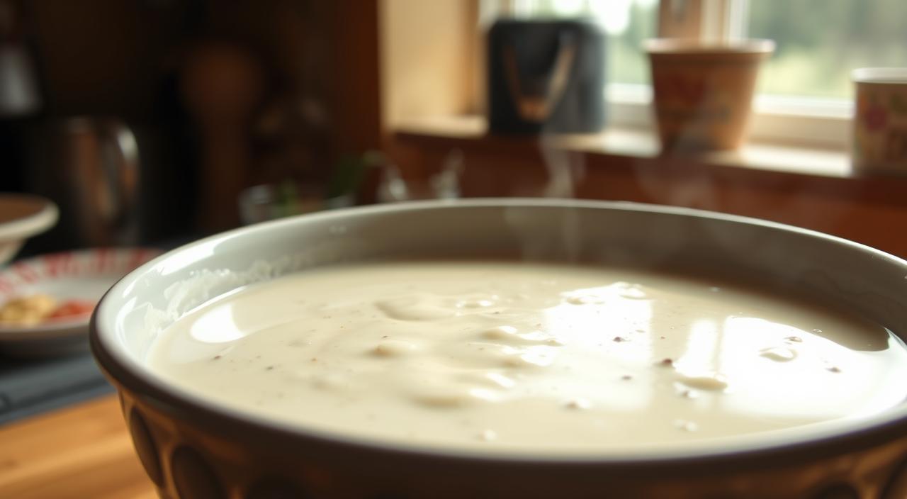 white gravy with corn starch