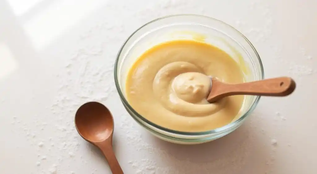 Hoe cake batter preparation Hoe cake batter preparation