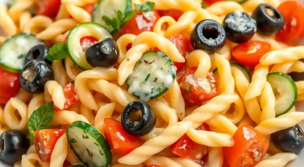 pasta salad with olive garden dressing