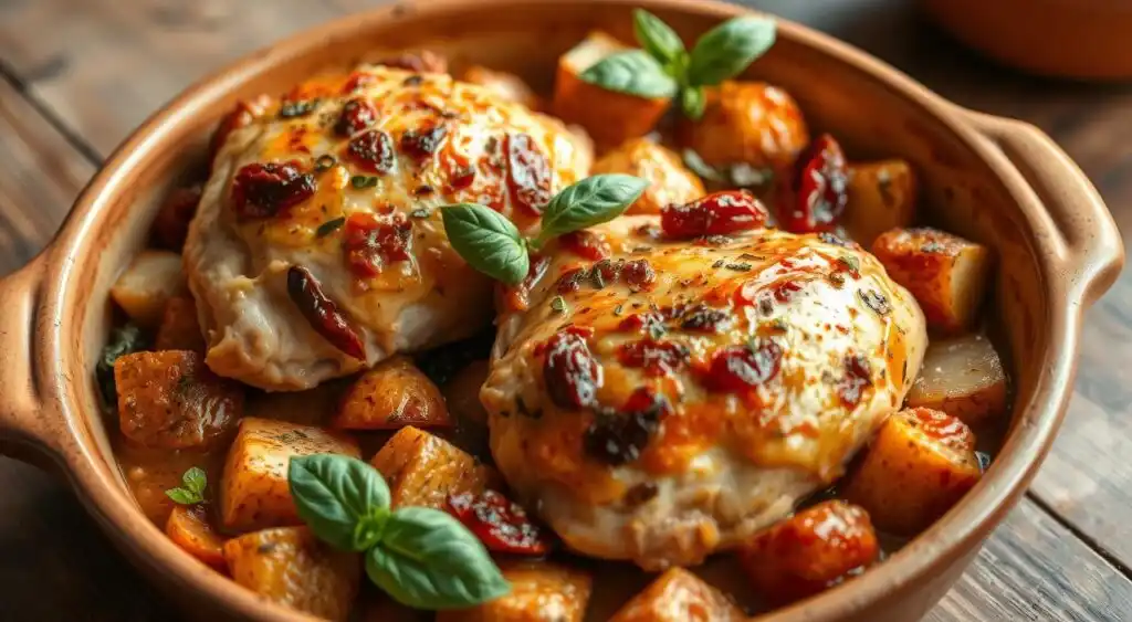tuscan chicken casserole